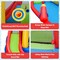 Inflatable Water Slide Bouncer With Climb Wall Splash Pool 3-10 Years Multi-Color